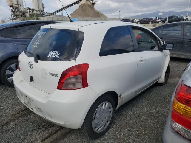 JTDJT923185170437 - 2008 TOYOTA YARIS WHITE photo 3