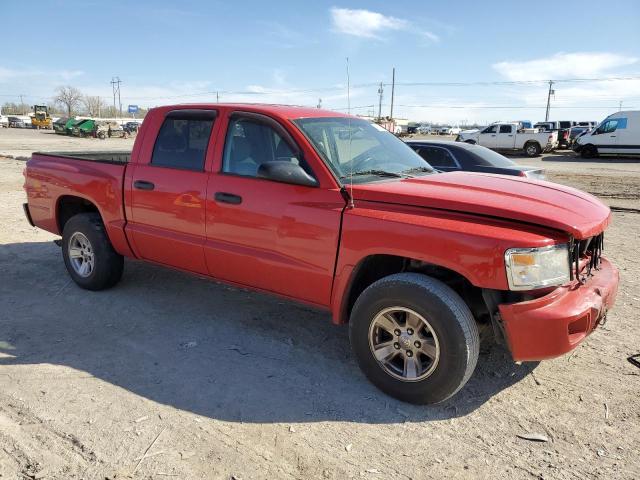 1D7HE48N48S510997 - 2008 DODGE DAKOTA QUAD SLT RED photo 4