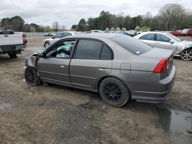 2HGES16594H517227 - 2004 HONDA CIVIC LX GRAY photo 2