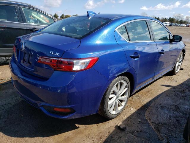 19UDE2F71HA008165 - 2017 ACURA ILX PREMIUM TECH BLUE photo 3