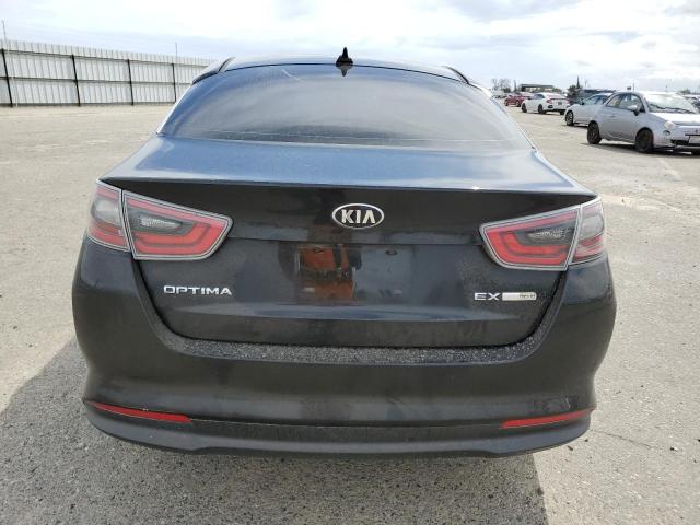 KNAGN4AD4G5097979 - 2016 KIA OPTIMA HYBRID BLACK photo 6