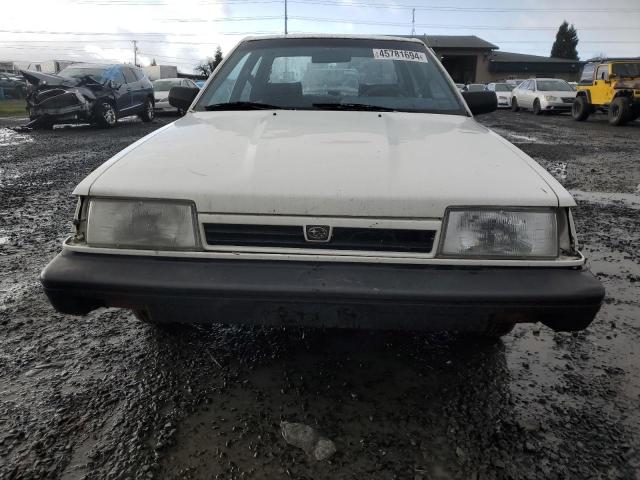 JF1AC4224MC203002 - 1991 SUBARU LOYALE WHITE photo 5