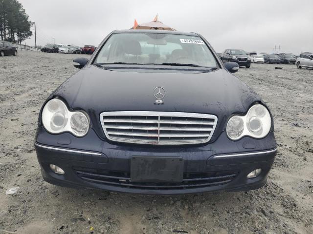 WDBRF92H37F919929 - 2007 MERCEDES-BENZ C 280 4MATIC BLUE photo 5