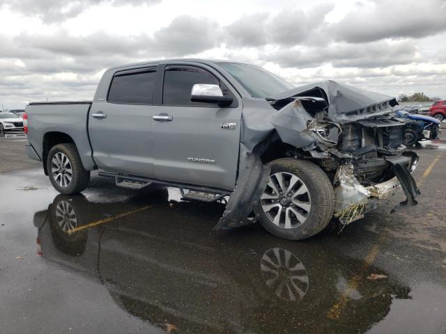 5TFHY5F17MX967503 - 2021 TOYOTA TUNDRA CREWMAX LIMITED GRAY photo 4