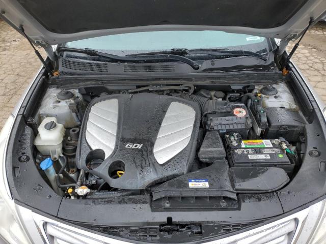 KMHFG4JG8CA124195 - 2012 HYUNDAI AZERA GLS SILVER photo 11