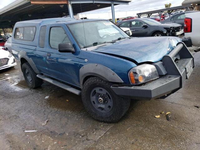 1N6ED26Y01C336067 - 2001 NISSAN FRONTIER KING CAB XE BLUE photo 4