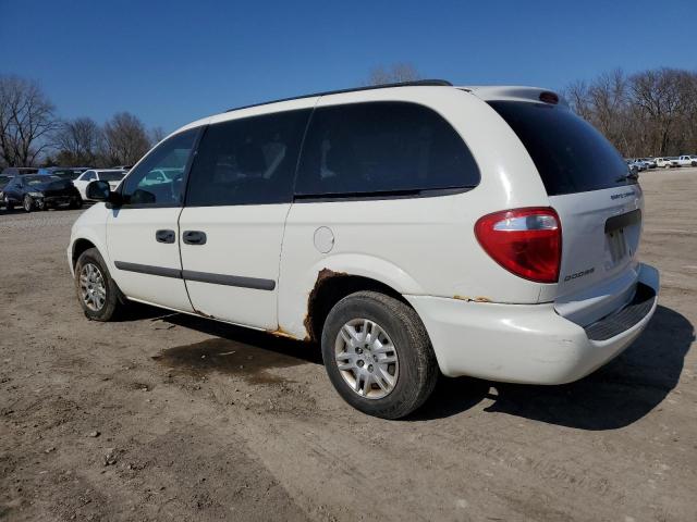 1D4GP24R97B110464 - 2007 DODGE CARAVAN SE WHITE photo 2