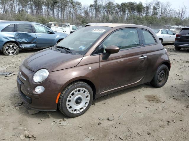 3C3CFFDR3FT501200 - 2015 FIAT 500 POP BROWN photo 1