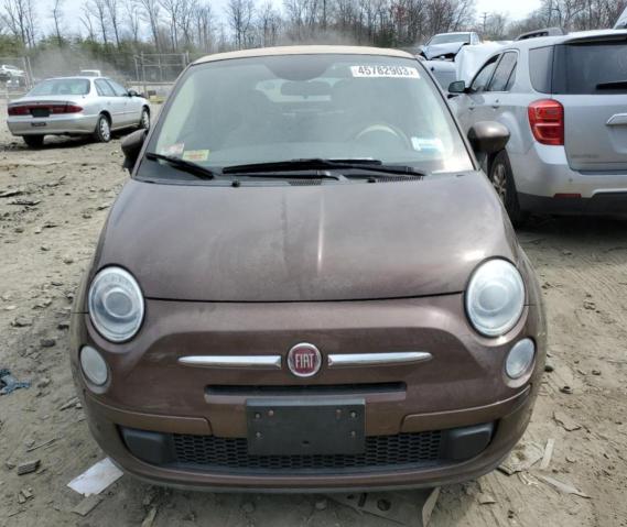 3C3CFFDR3FT501200 - 2015 FIAT 500 POP BROWN photo 5