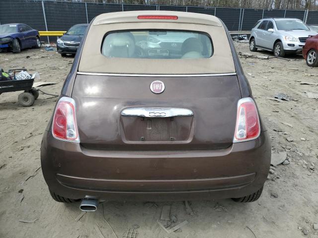 3C3CFFDR3FT501200 - 2015 FIAT 500 POP BROWN photo 6