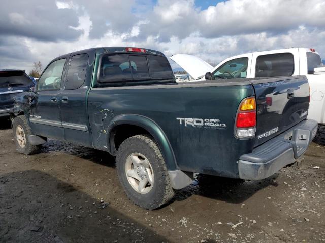 5TBBT44103S371180 - 2003 TOYOTA TUNDRA ACCESS CAB SR5 GREEN photo 2