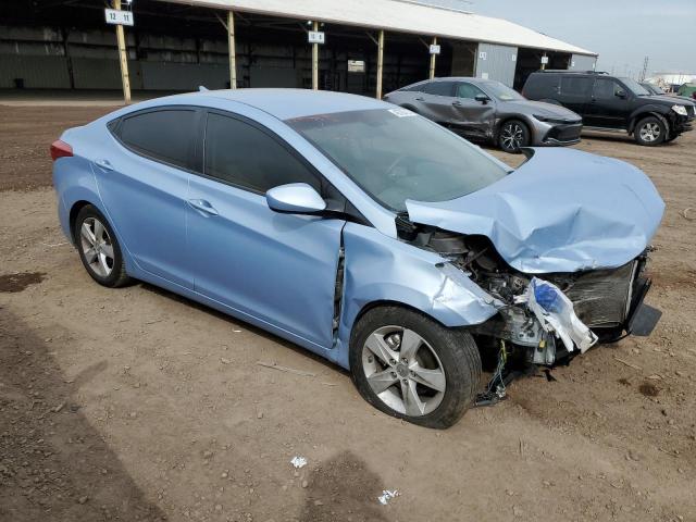 KMHDH4AEXBU156274 - 2011 HYUNDAI ELANTRA GLS BLUE photo 4