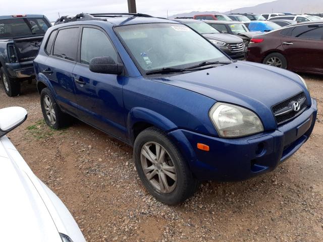 KM8JM12B26U337490 - 2006 HYUNDAI TUCSON GL BLUE photo 4