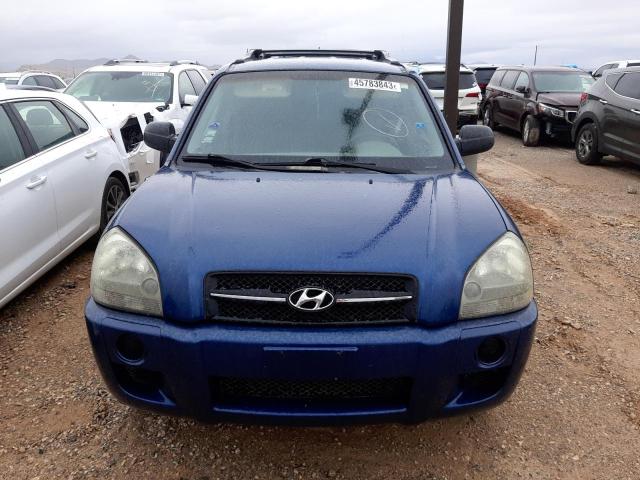 KM8JM12B26U337490 - 2006 HYUNDAI TUCSON GL BLUE photo 5