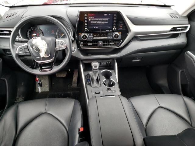 5TDGZRAH9MS520357 - 2021 TOYOTA HIGHLANDER XLE GRAY photo 8