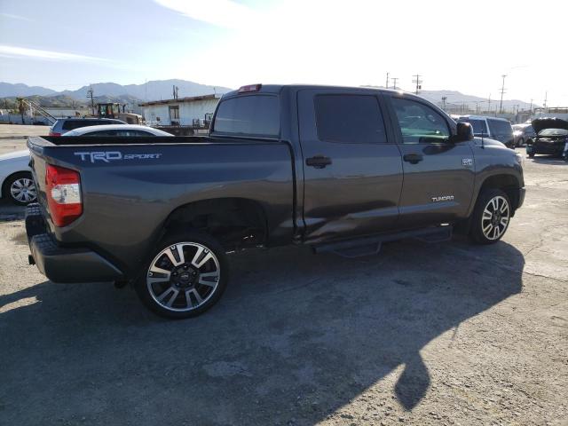 5TFEY5F17KX244704 - 2019 TOYOTA TUNDRA CREWMAX SR5 GRAY photo 3