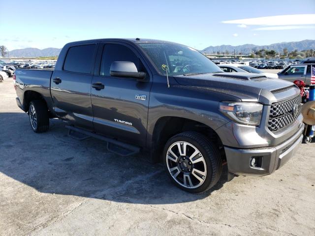 5TFEY5F17KX244704 - 2019 TOYOTA TUNDRA CREWMAX SR5 GRAY photo 4