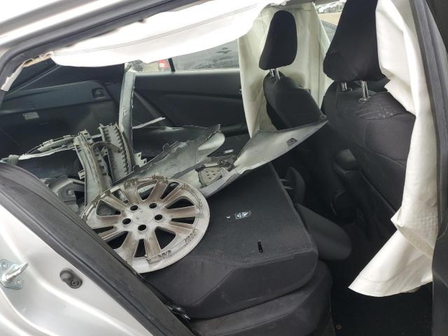 JTDKARFU3G3016836 - 2016 TOYOTA PRIUS SILVER photo 10