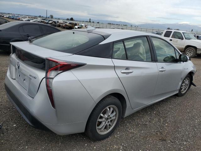 JTDKARFU3G3016836 - 2016 TOYOTA PRIUS SILVER photo 3