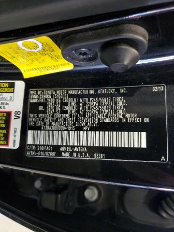 4T3BA3BB0DU041915 - 2013 TOYOTA VENZA LE BLACK photo 13