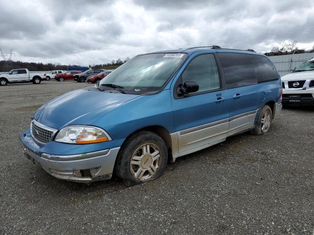 2FMZA53451BA74140 - 2001 FORD WINDSTAR SEL BLUE photo 1