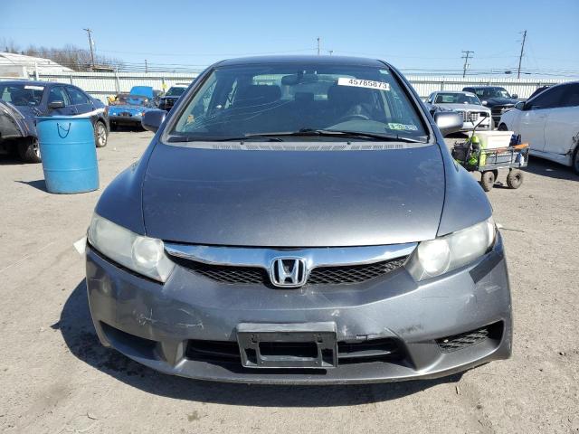 2HGFA16659H343700 - 2009 HONDA CIVIC LX-S رمادي صورة 5