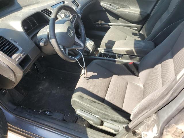 2HGFA16659H343700 - 2009 HONDA CIVIC LX-S رمادي صورة 7
