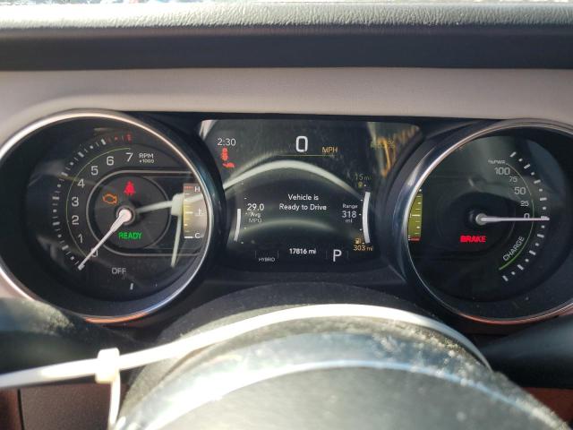 1C4JJXP63NW220628 - 2022 JEEP WRANGLER U SAHARA 4XE WHITE photo 9