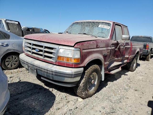 1FTEX14N4RKB00181 - 1994 FORD F150 BURGUNDY photo 1