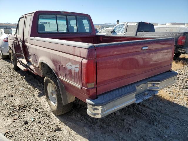 1FTEX14N4RKB00181 - 1994 FORD F150 BURGUNDY photo 2