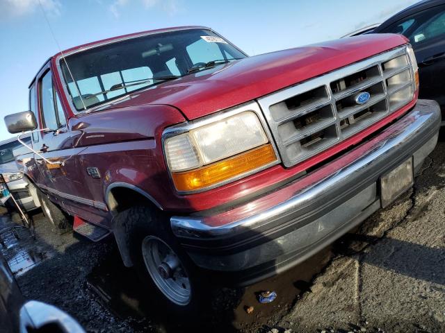 1FTEX14N4RKB00181 - 1994 FORD F150 BURGUNDY photo 4