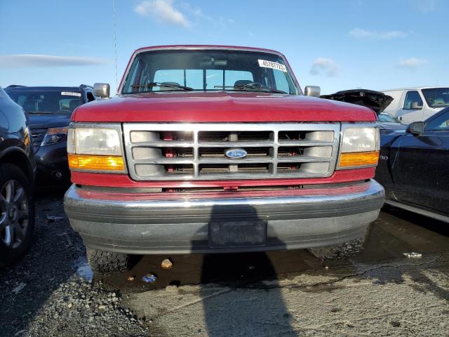 1FTEX14N4RKB00181 - 1994 FORD F150 BURGUNDY photo 5