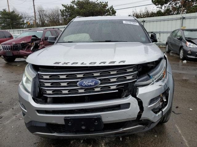 1FM5K8DH3HGA09109 - 2017 FORD EXPLORER XLT SILVER photo 5