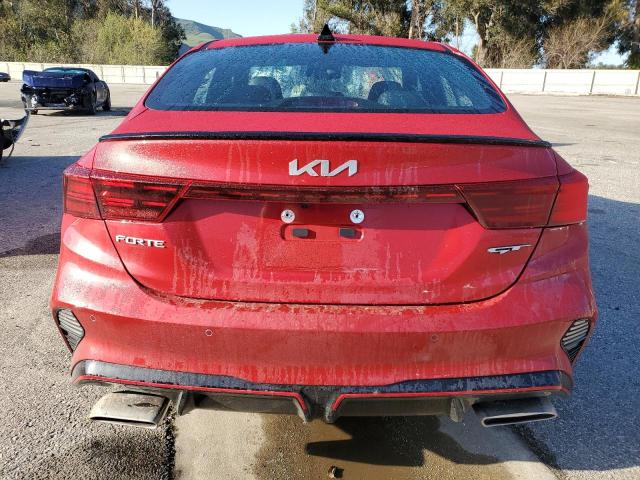 3KPF44AC2PE609526 - 2023 KIA FORTE GT RED photo 6