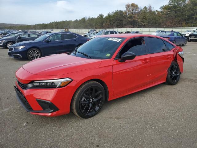 2HGFE2F53NH590385 - 2022 HONDA CIVIC SPORT 红色 照片 1