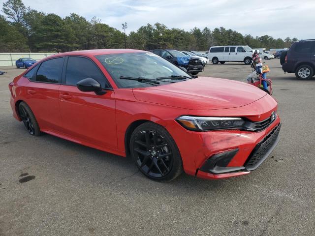 2HGFE2F53NH590385 - 2022 HONDA CIVIC SPORT 红色 照片 4