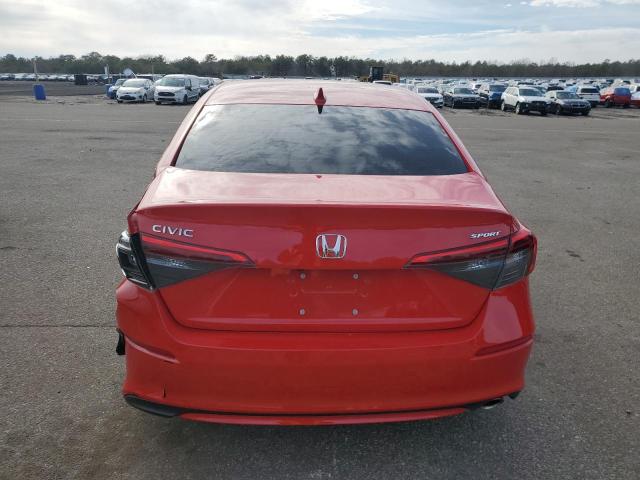 2HGFE2F53NH590385 - 2022 HONDA CIVIC SPORT 红色 照片 6