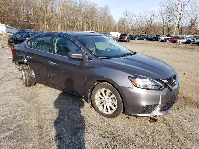 3N1AB7AP5KY228932 - 2019 NISSAN SENTRA S GRAY photo 4