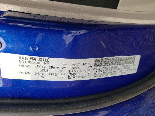 2C4RC1FG2KR628594 - 2019 CHRYSLER PACIFICA TOURING PLUS Mavi foto 14