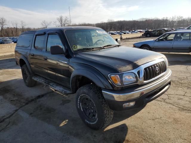 5TEHN72N23Z255436 - 2003 TOYOTA TACOMA DOUBLE CAB BLACK photo 4