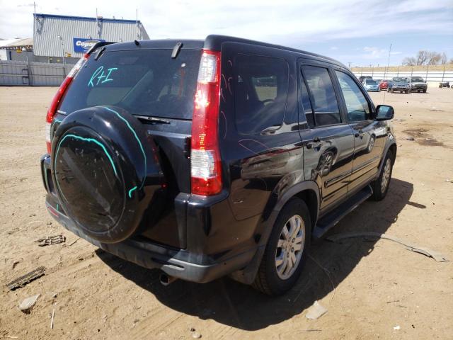 JHLRD78976C058690 - 2006 HONDA CR-V SE BLACK photo 3