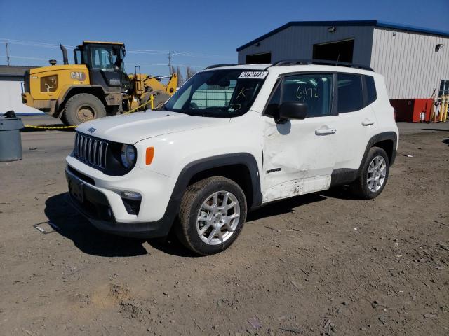 ZACNJDB12NPN70600 - 2022 JEEP RENEGADE LATITUDE WHITE photo 1