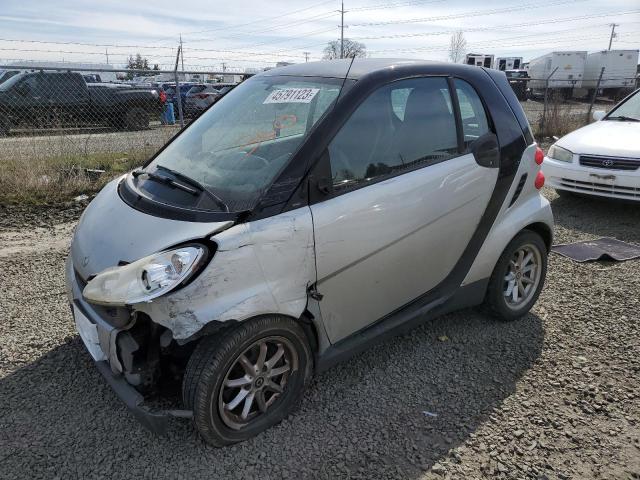 WMEEJ31X49K316777 - 2009 SMART FORTWO PURE SILVER photo 1