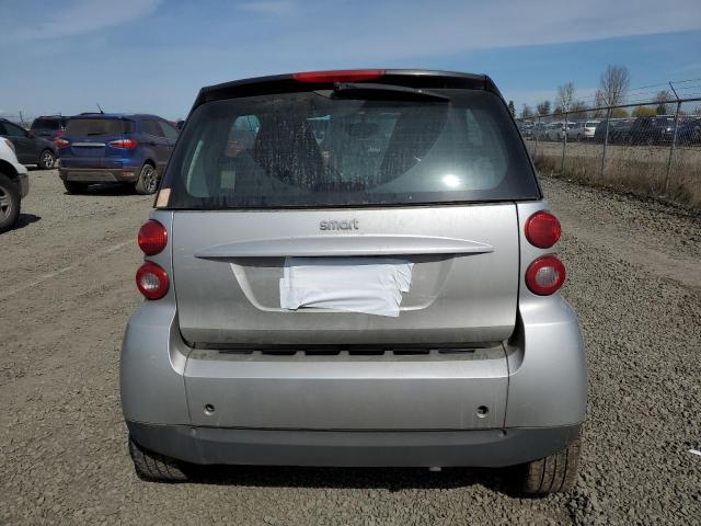 WMEEJ31X49K316777 - 2009 SMART FORTWO PURE SILVER photo 6