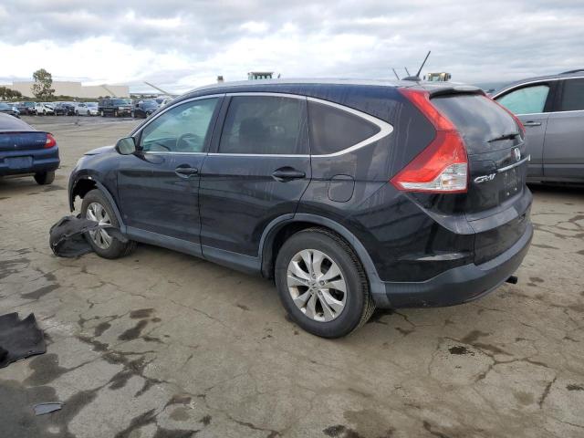 5J6RM4H73CL013665 - 2012 HONDA CR-V EXL BLACK photo 2