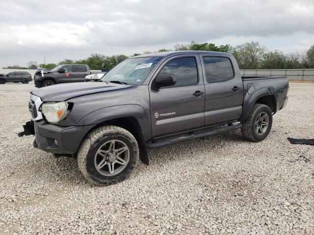5TFJU4GNXEX062666 - 2014 TOYOTA TACOMA DOUBLE CAB PRERUNNER GRAY photo 1