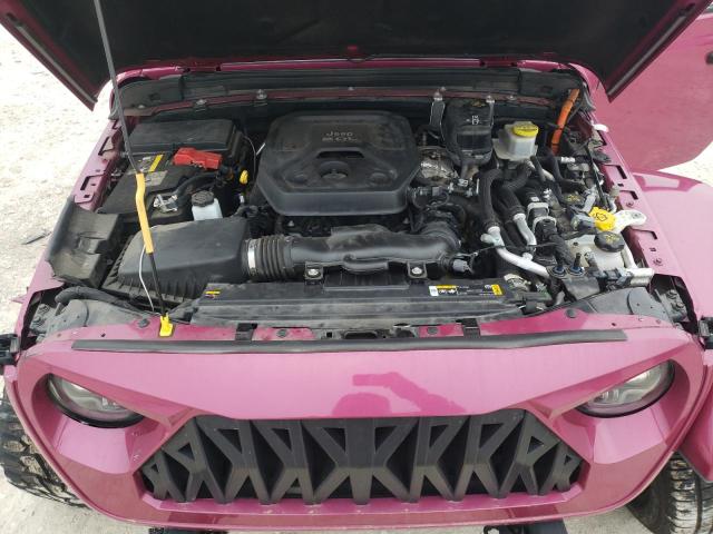 1C4JJXP68MW852703 - 2021 JEEP WRANGLER U SAHARA 4XE PINK photo 12