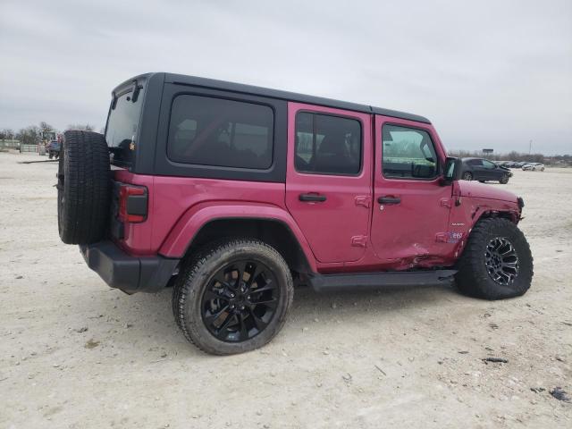 1C4JJXP68MW852703 - 2021 JEEP WRANGLER U SAHARA 4XE PINK photo 3