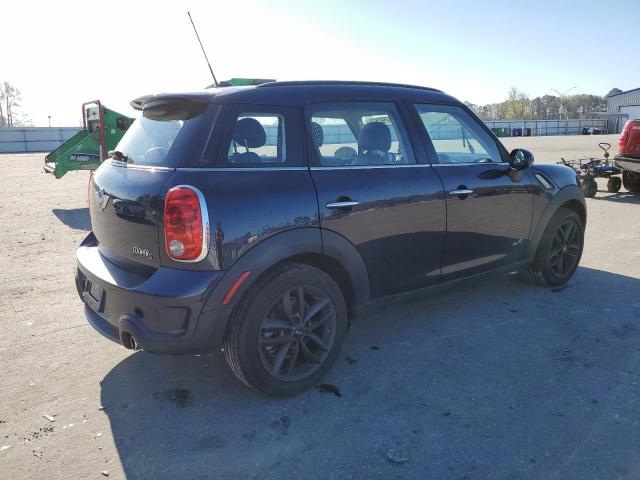 WMWZC5C51CWL59973 - 2012 MINI COOPER S COUNTRYMAN BLUE photo 3