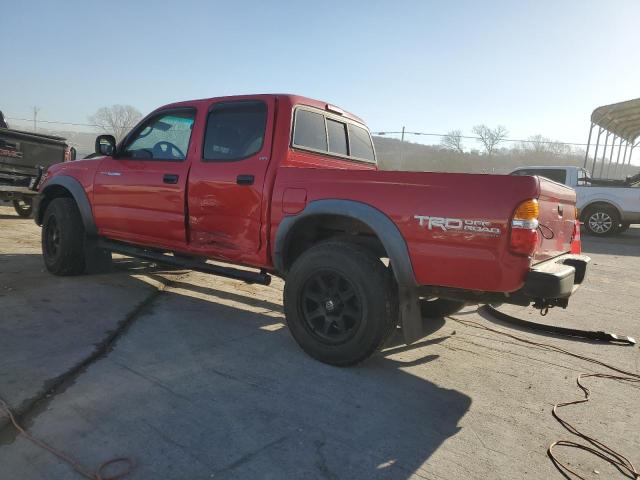5TEGN92N42Z050058 - 2002 TOYOTA TACOMA DOUBLE CAB PRERUNNER RED photo 2